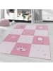 KADIMA DESIGN Teppich Kinder Flachgewebe Prinzessin Polyamid rutschfest Spielzimmer