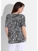 GOLDNER Shirt Shirt in schwarz / weiß / gemustert