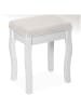 tectake Schminkhocker  40 x 30 x 51 cm, weiß