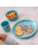 koziol 3er Set Kindergeschirrset Connect in Paw Patrol organic blue