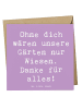 Mr. & Mrs. Panda Grußkarte Spruch Dankbarer Gärtner mit Spruch in Lavendeltraum