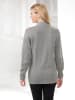 Sieh an! 2-in-1-Pullover in grau-meliert