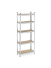 relaxdays Schwerlastregal in Silber- (B)70 x (H)180 x (T)30 cm