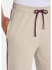 GOLDNER Bequeme Loungehosen im Doppelpack in beige / bordeaux