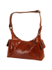 Florence Florence Schultertasche Leder mittellbraun ca. 31cm