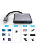 Wozinsky WHCH-01 USB C Hub 100W HDMI 4K Grau