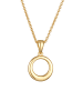 Elli Halskette Brass Kreis in Gold