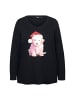 Ulla Popken Longsleeve in schwarz