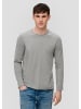 QS T-Shirt langarm in Grau