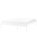 Beliani Doppelbett VAURS in Weiß - (W) 147 x (H) 38 x (L) 206 cm