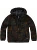 Brandit Kinder Fleecejacke/Fleecepullover "Kids Teddyfleece Jacket Hooded" in Camouflage