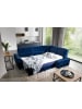 MF Design Silver Recamiere Rechts in Marineblau -  (L) 270 x (B) 270 x (H) 93 cm