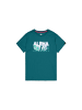 Alpha Industries T-Shirt 'Nebula' in grün