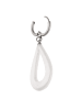 usha WHITE LABEL Women Drop Earrings in Silver White