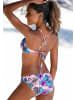 Venice Beach Bikini-Hose in rosa-bedruckt