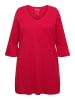 Ulla Popken Longshirt in dunkel rot