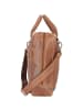 Plevier 400er Serie I Aktentasche Leder 43 cm Laptopfach in cognac