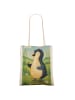 Mr. & Mrs. Panda Tragetasche Pinguin Marienkäfer Design ohne Spruch in Weiß