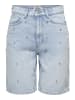 ONLY Jeans-Shorts in Light Blue Denim