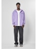 9N1M SENSE Zip-Kapuzenpullover in lavender