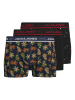 JACK & JONES PLUS 3er-Pack Trunks in Black