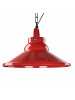 Licht-Erlebnisse Pendelleuchte (B)31 x (L)31 x (T)62 cm in Schwarz RotSchwarz Rot