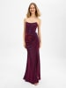 Unique Kleid in bordeaux blau - 0002