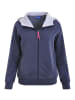 Navigazione Sweatjacke in navy/himbeere