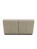 58 aufm Kessel GARTENLOUNGE Set 2 Boudicca 146x80x152 mit Outdoorbezug in taupe