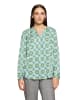 CARTOON Blusenshirt mit Muster in Green/Blue