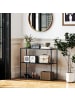 HOMCOM Konsolentisch in Schwarz 90L x 30B x 75H cm