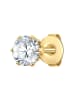 True Rebels Ohrringe aus Edelstahl Zirkonia in gelbgold