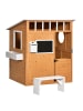Outsunny Kinderspielhaus 122L x 108B x 135,5H cm