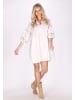 IZIA Damen Kleid in Wollweiss