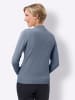 Sieh an! Stehkragen-Pullover in taubenblau
