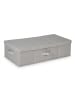 relaxdays 2 x Unterbettkommode in Grau - (B)80 x (H)15 x (T)40 cm