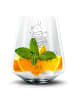 Mr. & Mrs. Panda Whiskyglas Hummel flauschig mit Spruch in Transparent