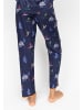 Cyberjammies Alpes Womens Ski Print Pyjama Bottoms in Navy