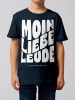 wat? Apparel T-Shirt Moin liebe Leude in Dunkelblau