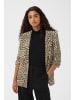 Soaked in Luxury Blazer SLShirley Casual fit in Brown Leopard Print