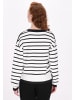DreiMaster Women Cardigan in navy white stripe