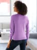 Sieh an! Rundhals-Pullover in flieder