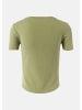 QS T-Shirt kurzarm in Grün