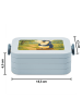 Mr. & Mrs. Panda Lunch Box Pinguin Diät Design ohne Spruch in Blau Pastell