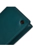 Greenburry Spongy Geldbörse Leder 15,5 cm petrol