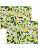 Erwin Müller Baumwolle Tischset 2er-Pack in gelb-grün