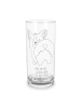 Mr. & Mrs. Panda Blümchentailglas Corgi Po mit Spruch in Transparent