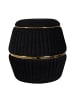 Kayoom Hocker Doric in schwarz - gold