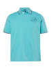 Men Plus Poloshirt in helles türkis