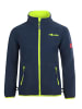 Trollkids Fleece Jacke "Oppdal XT" in Marineblau/Lime